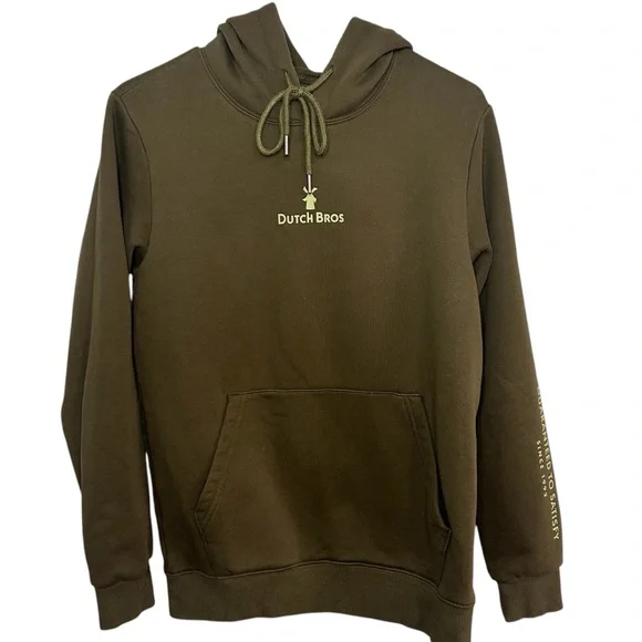 Dutch Bros Women’s SMALL Brown Oregon Hoodie RARE “The Beaver State” DB … - Picture 2 of 14